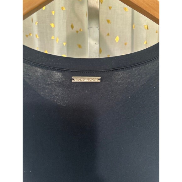 Michael Kors Sophisticated Minimalist Cap-Sleeve Flirty Front Slit Maxi Dress S - Picture 5 of 8